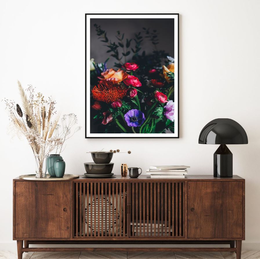 Flowers Bouquet Photograph Home Decor Premium Quality Poster Print Choose Your Sizes