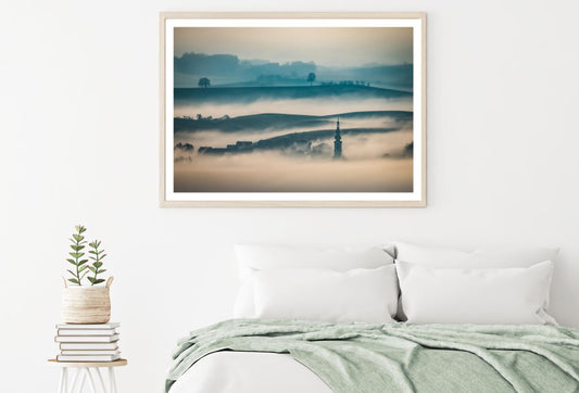Misty Nature Scenery Photograph Home Decor Premium Quality Poster Print Choose Your Sizes