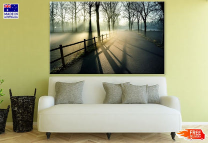 Forest & Misty Road Photograph Print 100% Australian Made