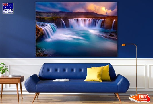 Stunning Godafoss Waterfall Photograph Print 100% Australian Made