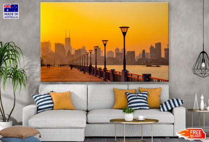 City Sunset Scenery Photograph Print 100% Australian Made