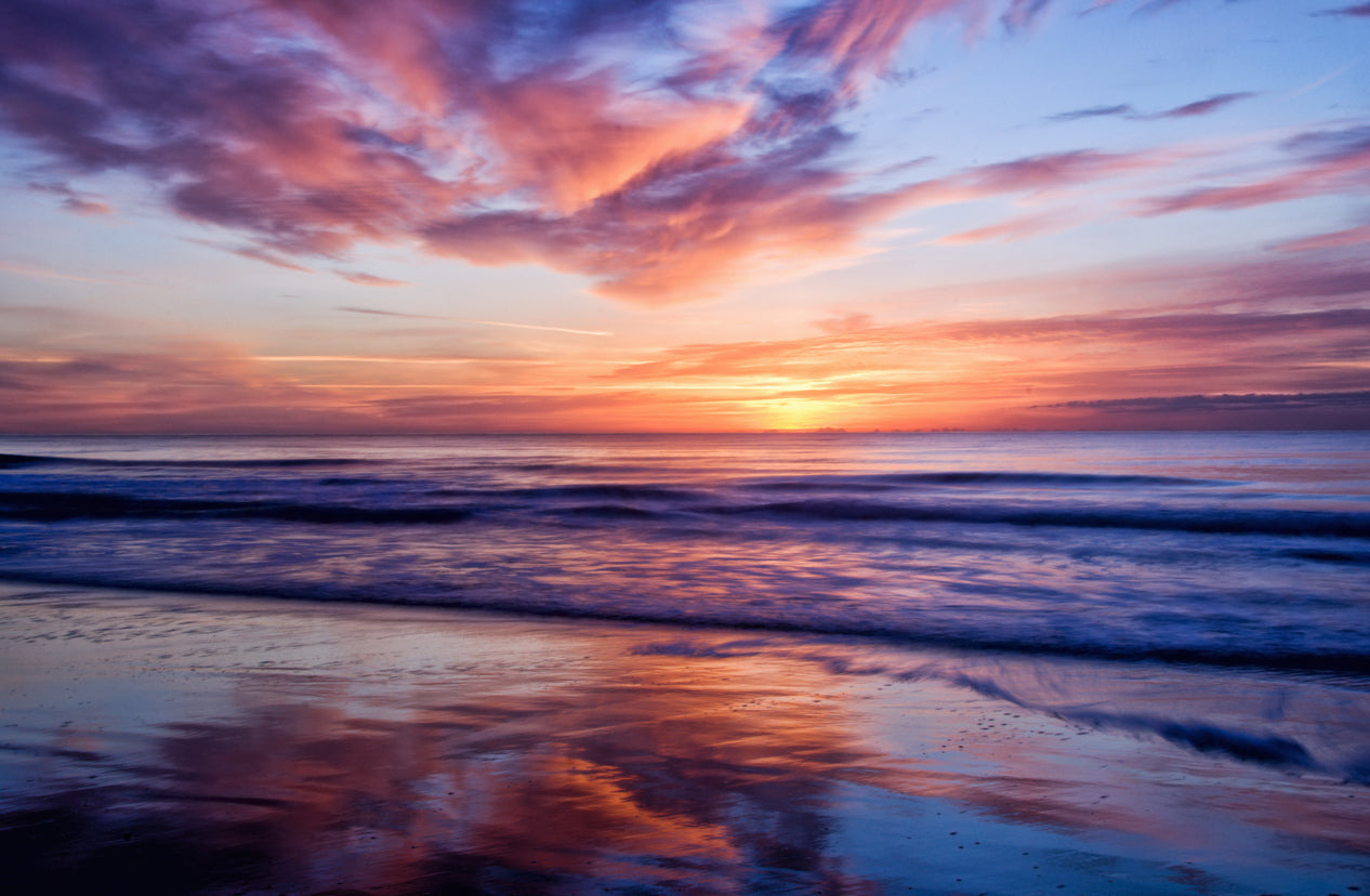 Sea Sunset Scenery Photograph Print 100% Australian Made