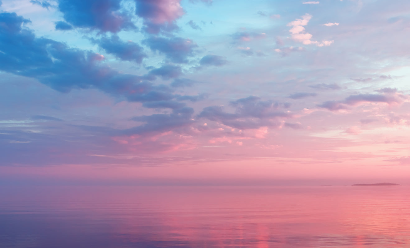 Sea Sunset Scenery Photograph Home Decor Premium Quality Poster Print Choose Your Sizes