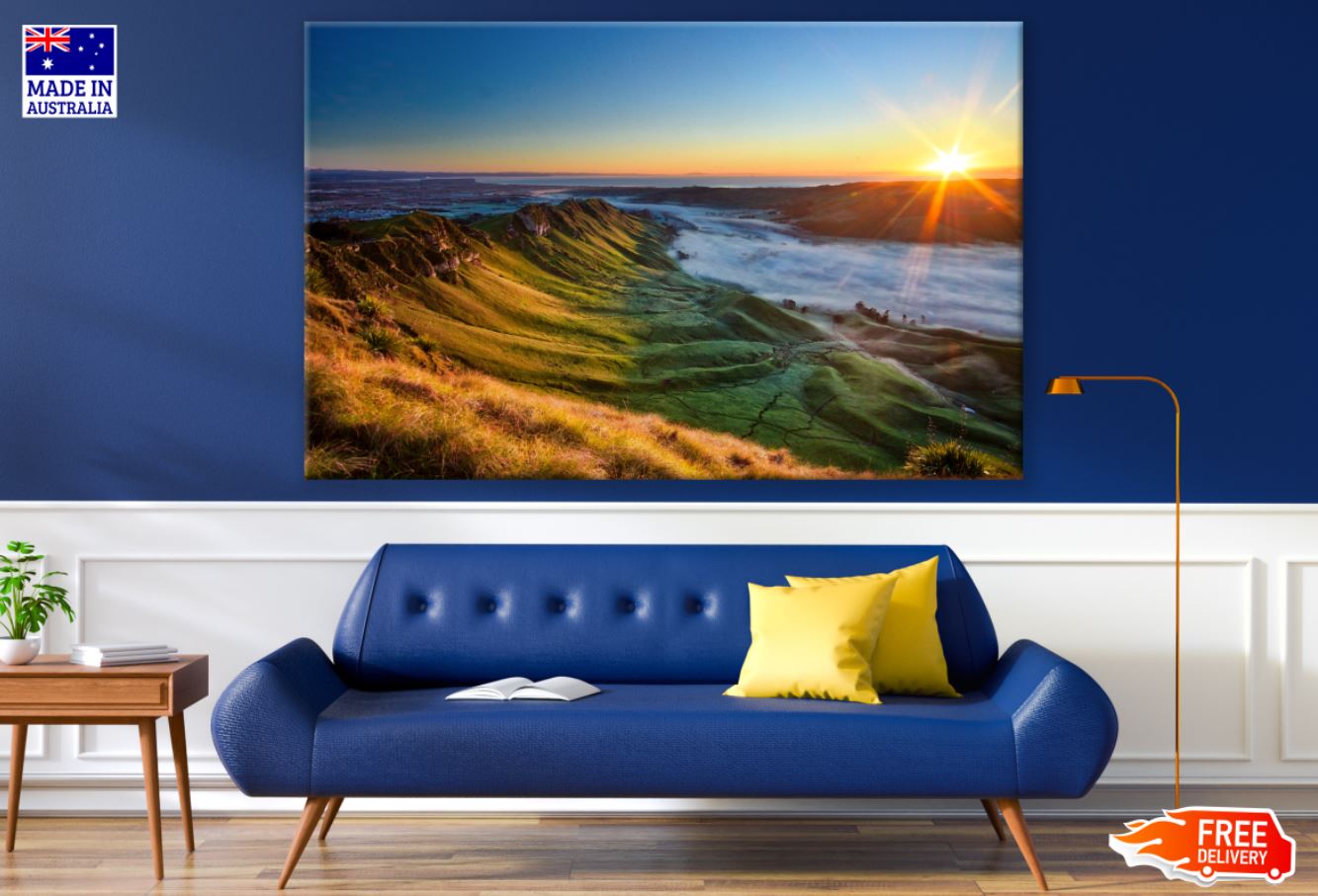 Sea Sunset Scenery Photograph Print 100% Australian Made