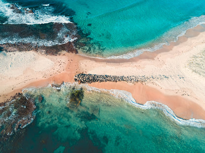 Sea & Shore Aerial Photograph Print 100% Australian Made
