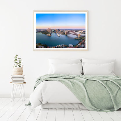 City Sky View Scenery Photograph Home Decor Premium Quality Poster Print Choose Your Sizes