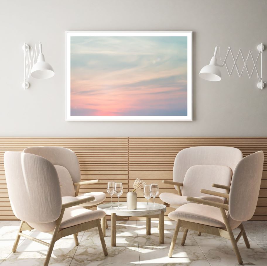 Sea Sunset Scenery Photograph Home Decor Premium Quality Poster Print Choose Your Sizes