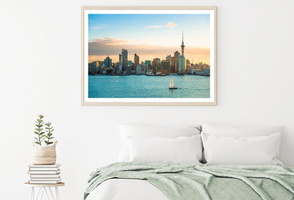 City & Sea Scenery Photograph Home Decor Premium Quality Poster Print Choose Your Sizes