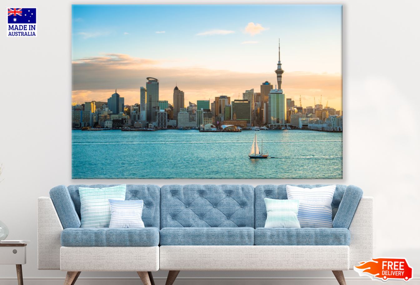 City & Sea Scenery Photograph Print 100% Australian Made