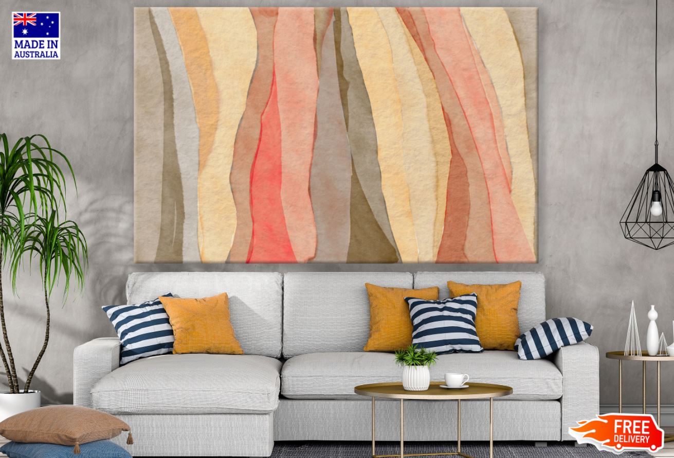 Colorful Abstract Painting Design Print 100% Australian Made