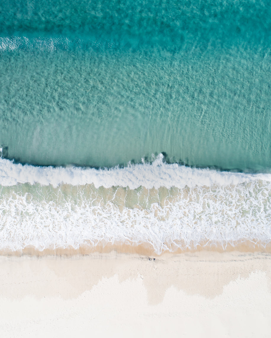 Sea Shore Aerial Photograph Print 100% Australian Made