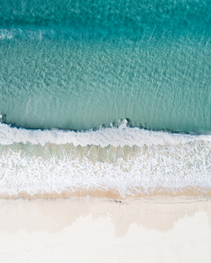 Sea Shore Aerial Photograph Print 100% Australian Made