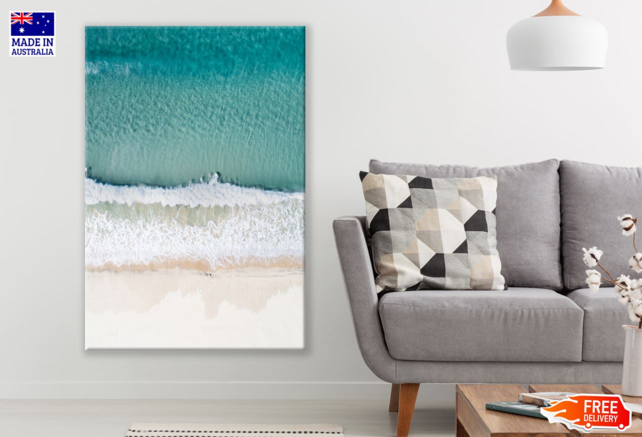 Sea Shore Aerial Photograph Print 100% Australian Made