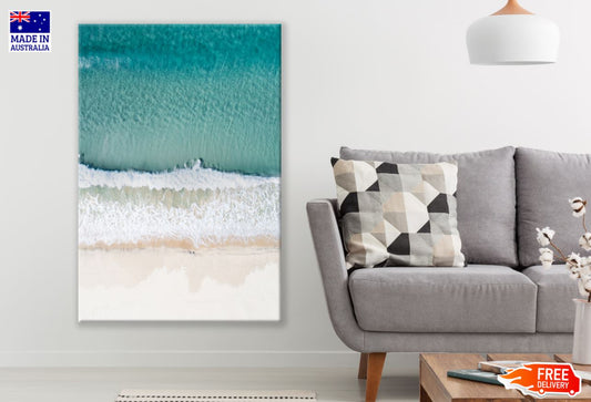 Sea Shore Aerial Photograph Print 100% Australian Made