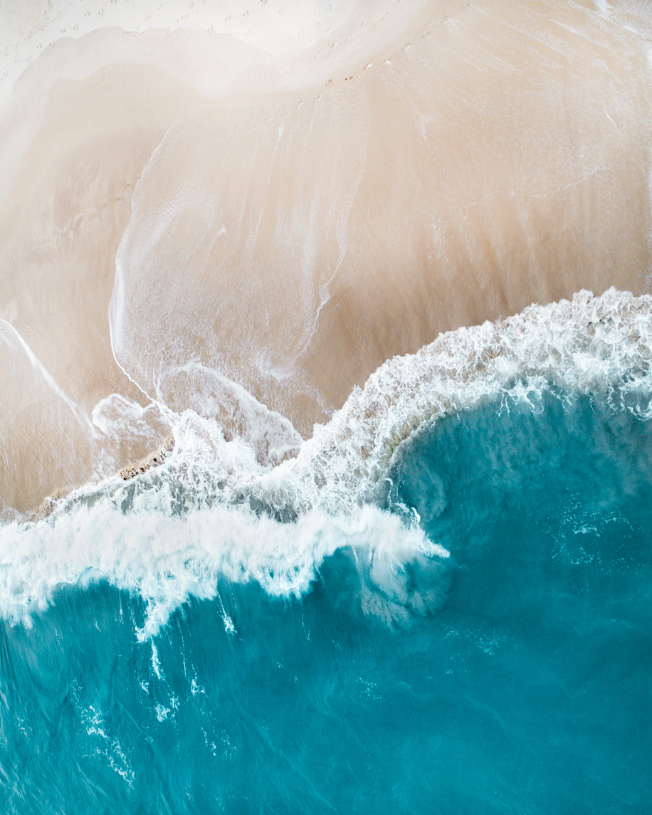 Sea Shore Aerial Photograph Home Decor Premium Quality Poster Print Choose Your Sizes