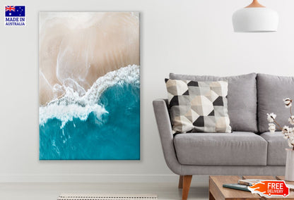 Sea Shore Aerial Photograph Print 100% Australian Made