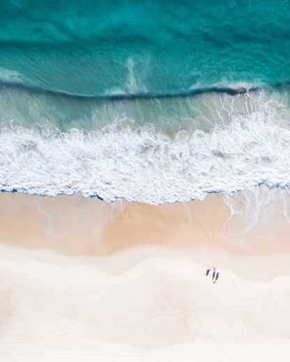 Sea Shore Aerial Photograph Print 100% Australian Made