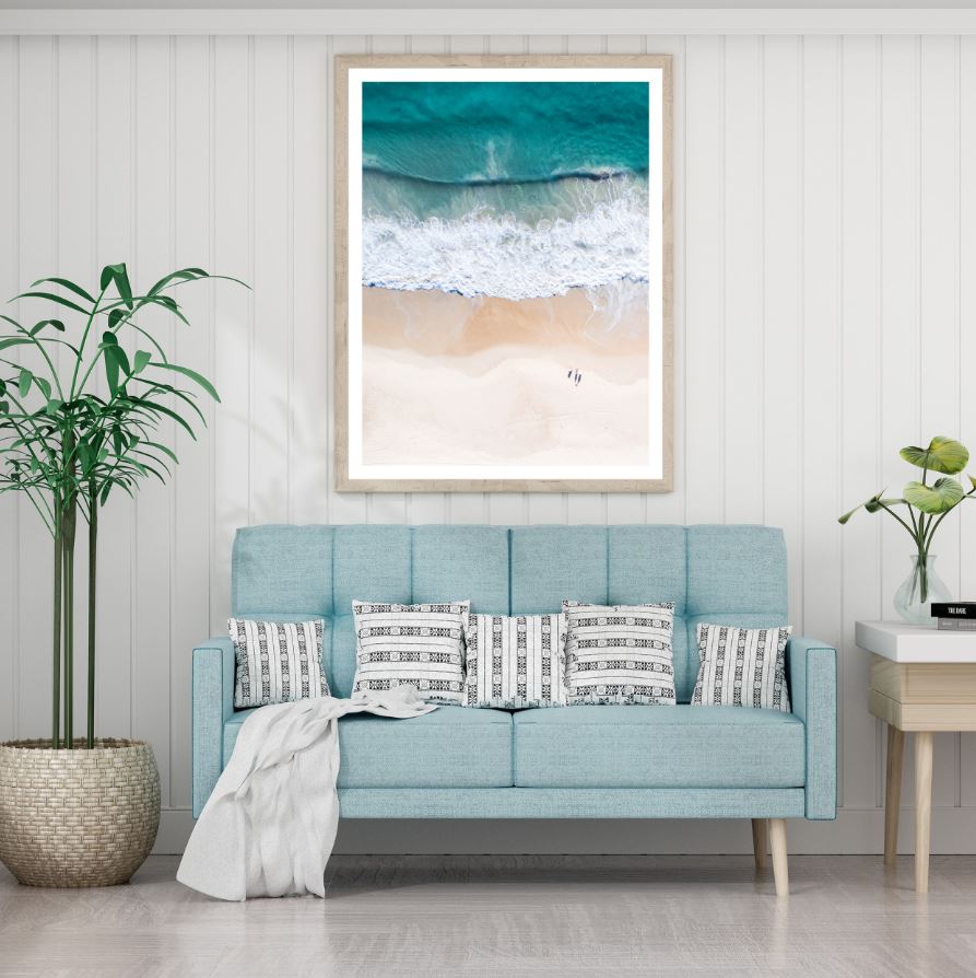 Sea Shore Aerial Photograph Home Decor Premium Quality Poster Print Choose Your Sizes