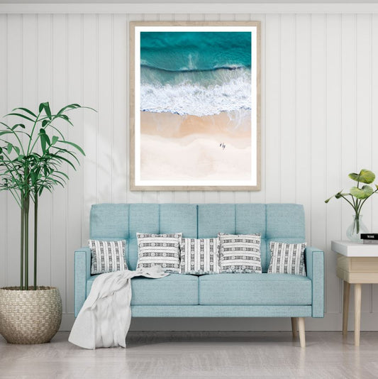 Sea Shore Aerial Photograph Home Decor Premium Quality Poster Print Choose Your Sizes