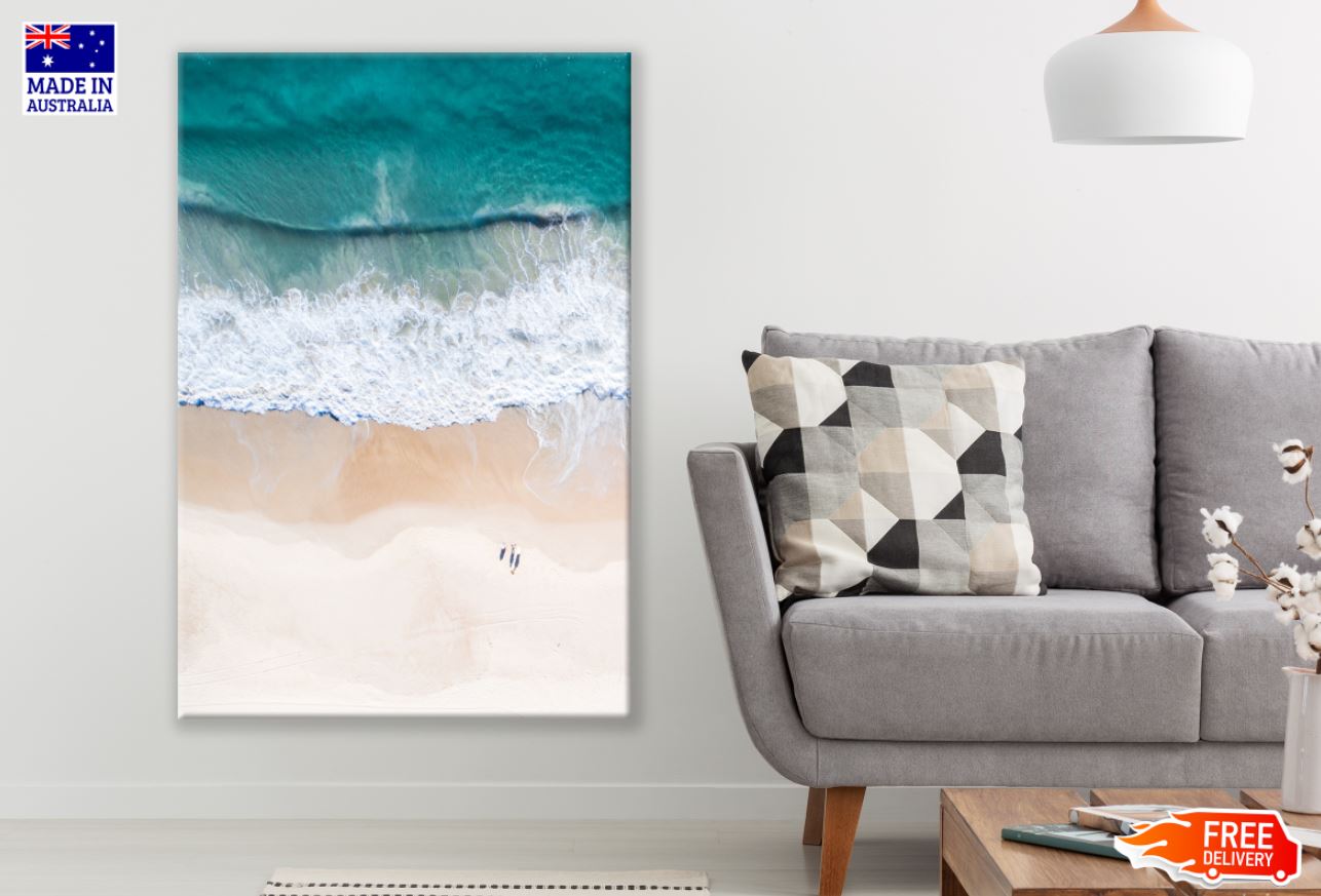Sea Shore Aerial Photograph Print 100% Australian Made