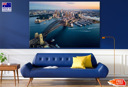 Sydney City Skyline View Photograph Print 100% Australian Made