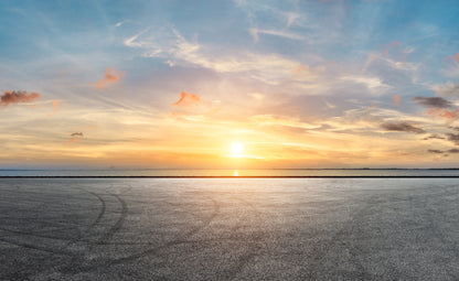 Sea Sunset Scenery Photograph Home Decor Premium Quality Poster Print Choose Your Sizes