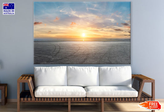 Sea Sunset Scenery Photograph Print 100% Australian Made