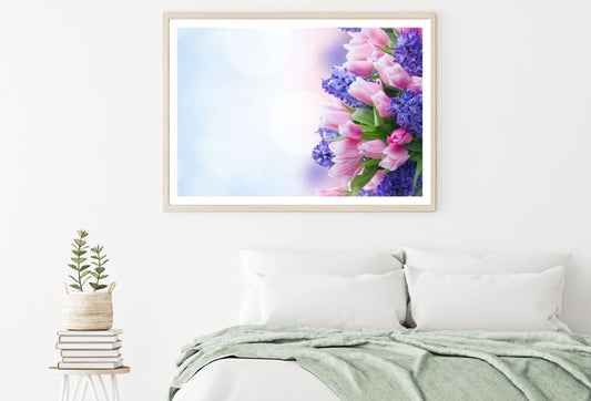 Colorful Flower Bunch Photograph Home Decor Premium Quality Poster Print Choose Your Sizes