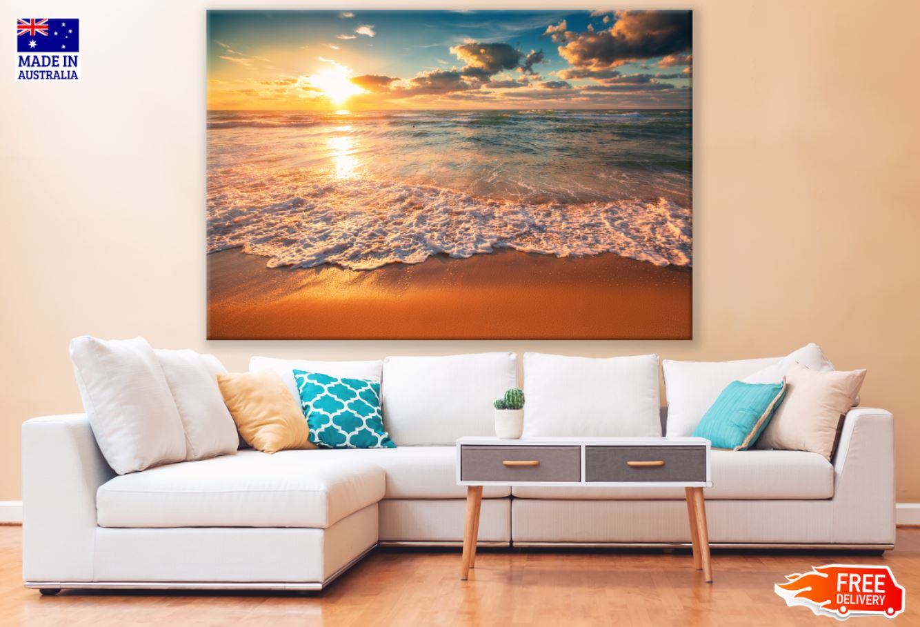 Sea Sunset Scenery Photograph Print 100% Australian Made