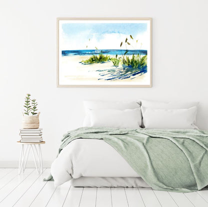 Sea Scenery Painting Home Decor Premium Quality Poster Print Choose Your Sizes