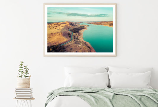 River & Mountain Scenery View Home Decor Premium Quality Poster Print Choose Your Sizes