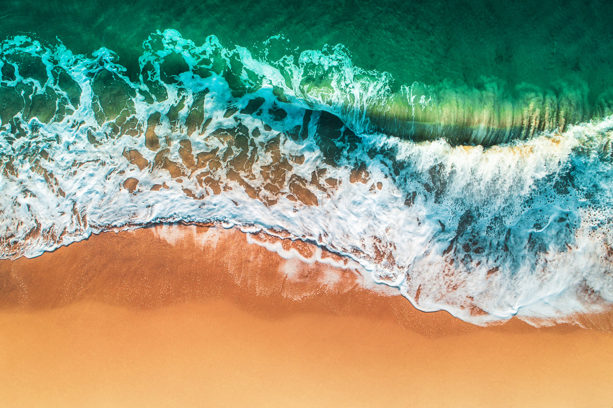 Sea Shore Aerial Photograph Home Decor Premium Quality Poster Print Choose Your Sizes