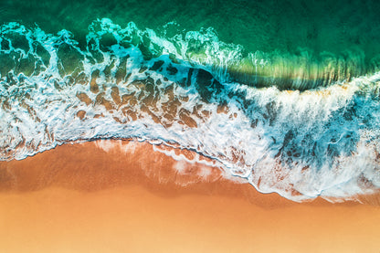 Sea Shore Aerial Photograph Home Decor Premium Quality Poster Print Choose Your Sizes