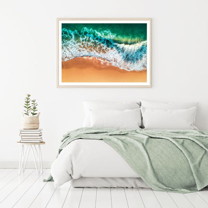 Sea Shore Aerial Photograph Home Decor Premium Quality Poster Print Choose Your Sizes