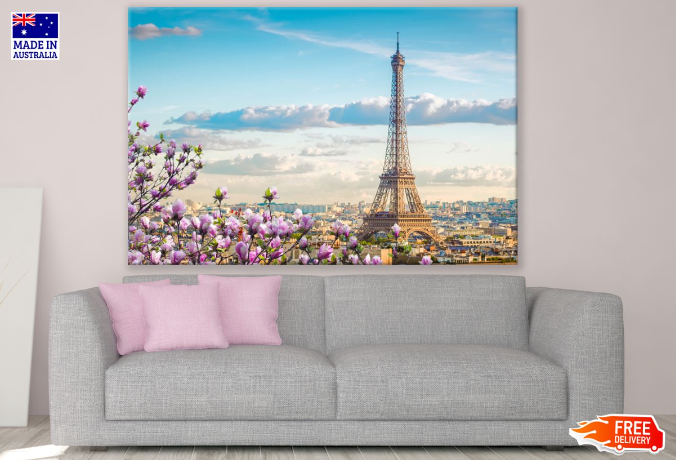 Eiffel Tower Scenery Photograph Print 100% Australian Made