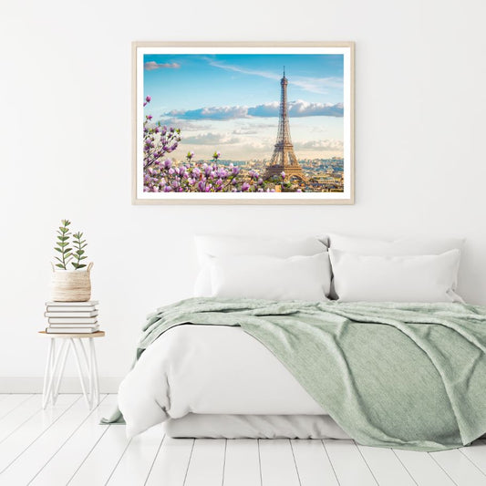 Eiffel Tower Scenery Photograph Home Decor Premium Quality Poster Print Choose Your Sizes