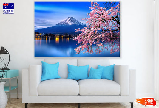Lake & Mountain Scenery View Print 100% Australian Made