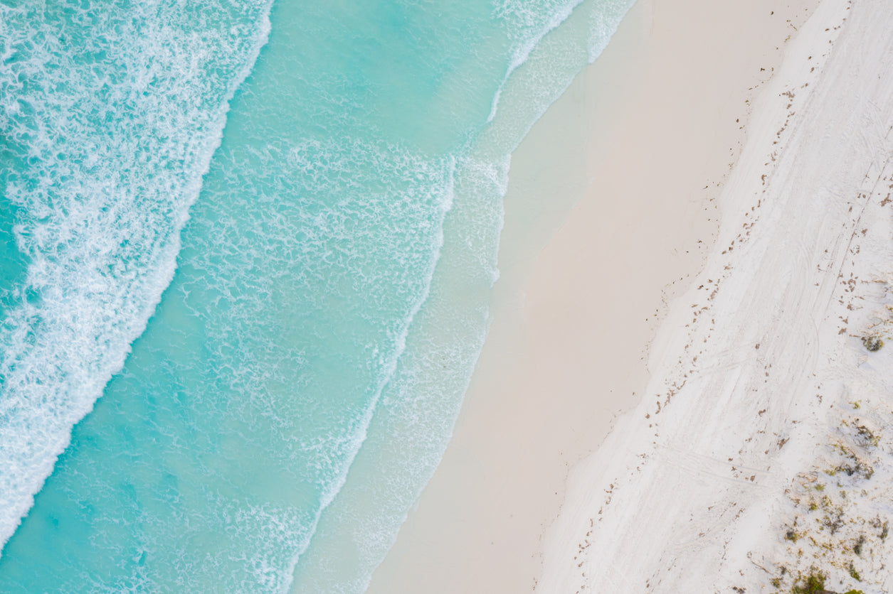 Sea Shore Aerial Photograph Print 100% Australian Made