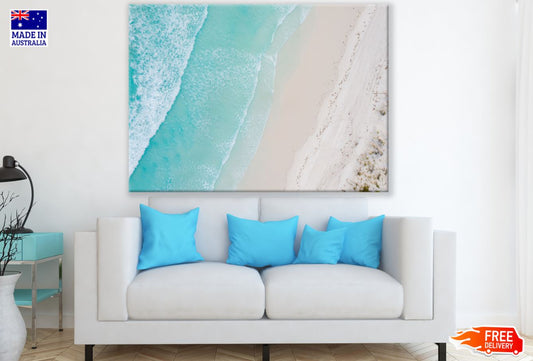 Sea Shore Aerial Photograph Print 100% Australian Made