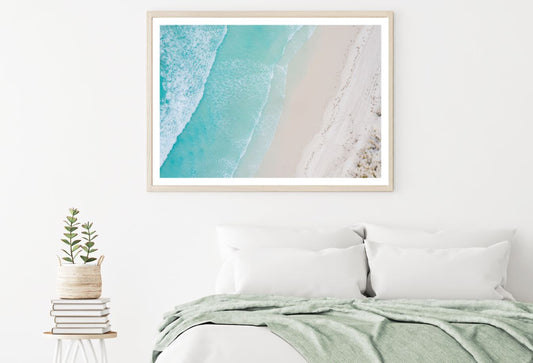 Sea Shore Aerial Photograph Home Decor Premium Quality Poster Print Choose Your Sizes