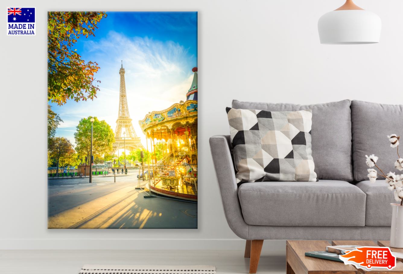 Eiffel Tower & Circus Photograph Print 100% Australian Made