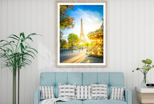 Eiffel Tower & Circus Photograph Home Decor Premium Quality Poster Print Choose Your Sizes