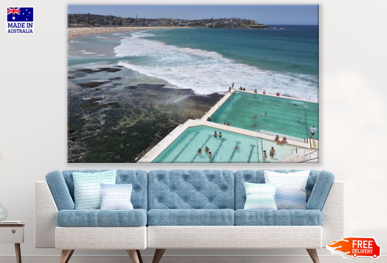Pool House Near Sea Photograph Print 100% Australian Made