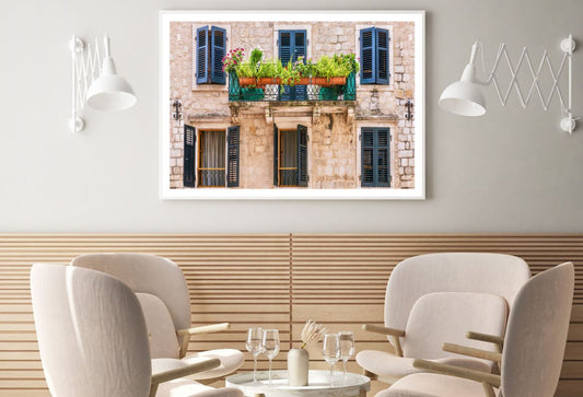 House Front View Photograph Home Decor Premium Quality Poster Print Choose Your Sizes