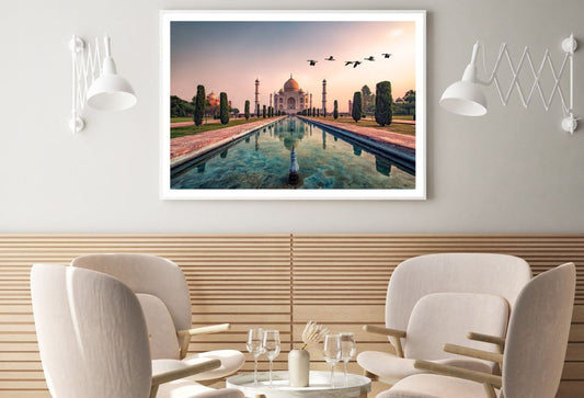 Taj Mahal Scenery Photograph Home Decor Premium Quality Poster Print Choose Your Sizes