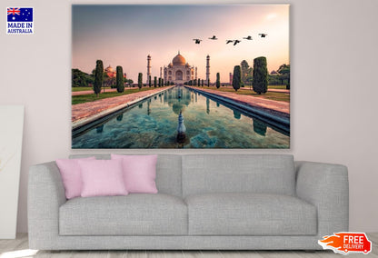 Taj Mahal Scenery Photograph Print 100% Australian Made