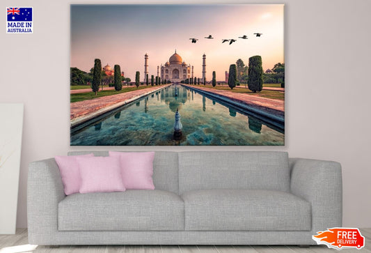 Taj Mahal Scenery Photograph Print 100% Australian Made