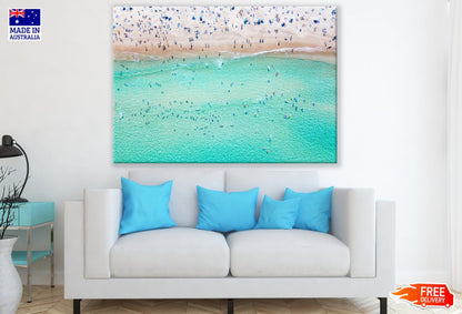 Busy Sea Aerial View Photograph Print 100% Australian Made