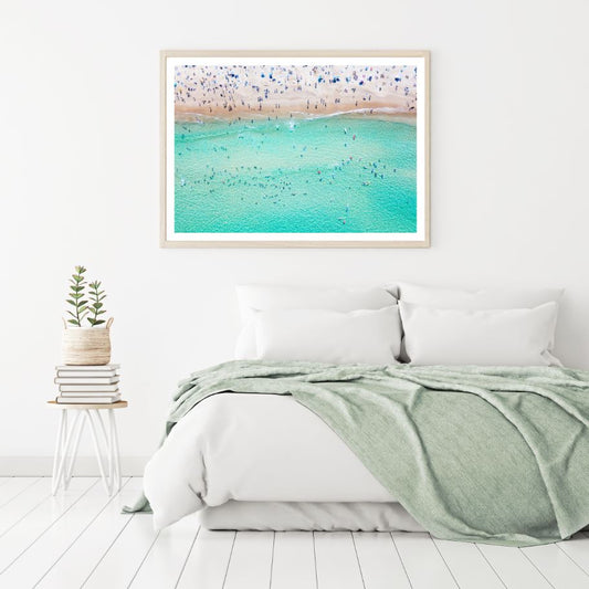 Busy Sea Aerial View Photograph Home Decor Premium Quality Poster Print Choose Your Sizes