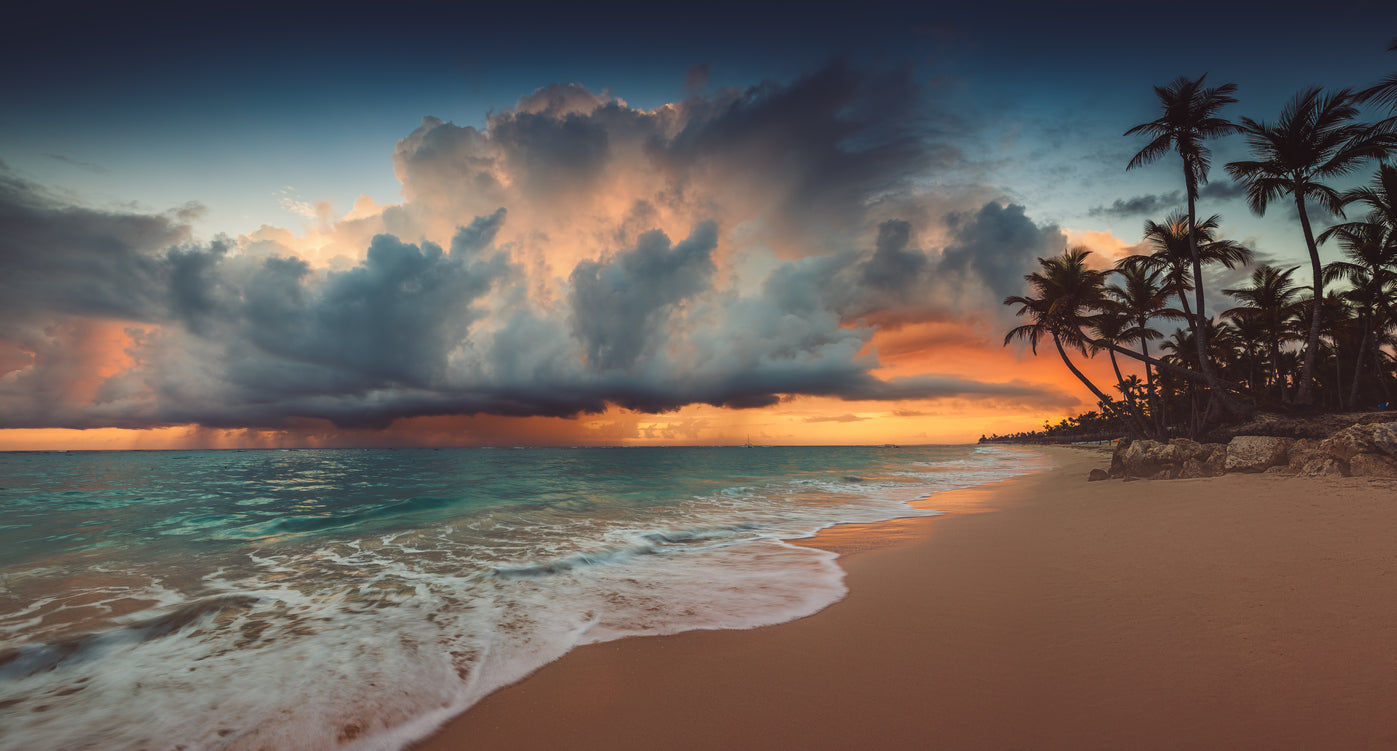 Sunset Sky Over Sea Photograph Home Decor Premium Quality Poster Print Choose Your Sizes